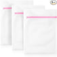 3Pcs Mesh Laundry Bags for Delicates, 16 x 12 Inch Durable Wash Bags with Zipper, Reusable Laundry Bags for Lingerie, Underwear, Socks, and Small Garments