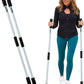 Weighted Walking Sticks for Seniors, Women & Men – 1.2lb Each Ergonomic Hiking Poles for Balance, Posture & Stability – Durable Trekking Poles for Walking
