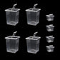 Small Reptile breeding Box Spider Terrarium freeding Box for arboreal Tarantula Scorpion Sling Lizards Mantis Jumping Spider Snail Insect Isopods Terrariums Breeding Box (4high+4small)