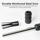 Muscle Roller Stick for Athletes - Deep Tissue Fascia Blaster & Roller Massager for Myofascial Pain Relief - Handheld Physical Therapy & Recovery Tool(White black-18 inch)