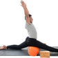 Yogikuti Iyengar Yoga Bolster for Restorative Yoga and Meditation – Lightweight Cotton Support Pillow with Handle for Easy Carry, Versatile for Pose Modification, Balance, Back Relief, and Relaxation