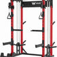 MAJOR FITNESS F22 Power Rack, 1600lbs All-in-One Squat Rack with Cable Crossover, Dual Pulley System, Heavy-Duty Steel Frame, Attachments & Storage for Home Gym Strength Training