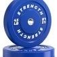 Olympic Rubber Bumper Weight Set - 2 Inch Barbell Plates for Home Gym Strength Training
