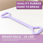 LEZER Figure 8 Resistance Band, Fitness Elastic Rope, Execrise Workout for Arm, Back, Chest and Shoulder, Yoga, Pilates, Stretching, Physical Therapy Equipment
