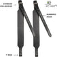 Exion Wide Stability Stirrup Leathers for English Saddles | Premium Cowhide Leather | Enhanced Leg Stability & Comfort | Sizes: 48" to 62"