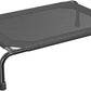 Simple Trending Raised Dog Bed for Small Dogs, Waterproof Elevated Dog Cot, Outdoor Cooling Pet Bed, 36.5" x 22.5", Black