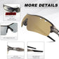BangLong Polarized Sports Sunglasses Cycling Sun Glasses for Men Women with 5 Interchangeable Lenes for Running Baseball Golf