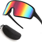 Karsaer Vision Sports Sunglasses Cycling Glasses Baseball Softball Sunglasses Unisex for Adult Youth Kids Boys Girls 8-16