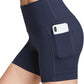 baleaf Women's 8"/ 5"/ 3" Biker Shorts High Waist Yoga Workout Gym Running Volleyball Spandex Shorts with Pockets