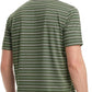 Rouen Mens Golf Shirt Moisture Wicking Dry Fit Performance Stripe Casual Collared Short Sleeve Golf Polo Shirts for Men