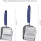 WePet Cat Litter Scoop, Aluminum Alloy Sifter, Kitty Metal Scooper, Deep Shovel, Long Handle, Poop Sifting, Kitten Pooper Lifter, Durable, Heavy Duty, for Litter Box