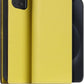 D8 Neon Full Grain Leather Wallet Case for iPhone 15 - [2-in-1] Handcrafted Detachable Diary Style with Magnetic MagSafe Back Cover, Gift Box Included (Lemon)