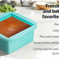 2-Cup Silicone Freezer Trays with Lids – Perfect for Meal Prep, Portion Control, and Easy Freezing-Meal Prep Container Molds for Soup,Leftovers (Bondi Mint, 4 Pack)