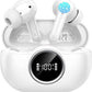Wireless Earbuds, 2025 Bluetooth 5.4 Headphones 3D Stereo Hi-Fi Bass Ear Buds, 4 ENC Noise Cancelling Mic, 40+Hrs USB-C in-Ear Earphone Sport, IP-X7 Waterproof Workout Gym for Android iOS Laptop Pad