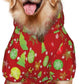 Christmas Tree Print Hoodie,Christmas Cosplay Dog Clothes with Pocket and Hat Winter Clothes Sweaters X-Large
