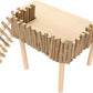 Diydeg Hamster Wooden, 2 Layer Small Hamster Stand Playground with Ladder, Hamster Climbing Toy Cage Accessories for Squirrel Gerbil Chinchilla Parrot Bird Small Animals