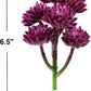 AQUANEAT Terrarium Plant, Fake Reptile Plant for Amphibian Habitat, 6.5 inch Tall Purple