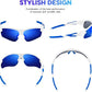 BEACOOL Polarized Sports Sunglasses for Men Women Youth Baseball Fishing Cycling Running Golf Motorcycle Tac Glasses UV400