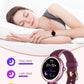 Fitness Tracker, Round Fitness Watches for Women with Bluetooth Call Heart Rate Monitor Sleep Tracker Calorie/Step Counter, Birthday Gift for Women Lady Mom Waterproof (Purple)