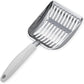 WePet Cat Litter Scoop, Aluminum Alloy Sifter, Kitty Metal Scooper, Deep Shovel, Long Handle, Poop Sifting, Kitten Pooper Lifter, Durable, Heavy Duty, for Litter Box