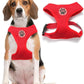 BINGPET No Pull Dog Harness for Small Medium Dogs,All Weather Mesh Step in Vest Harness for Small Dogs,Breathable Mesh Puppy Cat Harnesses,Step-in Air Dog Harness for for Small Dogs,Red,Medium