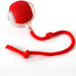Electric Cat Toy - Automatic Rolling cat Toy with Motion sensors, Designed for Indoor Cats, Suitable for Solo Play (USB Rechargeable) (Red)
