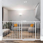 ALLAIBB Baby Gate Pressure Mounted Extra Wide Walk Through Child Kids Safety Toddler Tension White Long Large Pet Dog Gates with Extension for doorways Kitchen and Living Room (62.20-66.93"/158-170cm)
