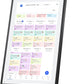 LOOFII 21.5" Smart Digital Calendar – 1920×1080 Full HD Touchscreen Family Planner & Calendar with Chore Chart & Meal Planner, Wall-Mountable (Black White)