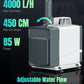 Pawfly 1060 GPH Fountain Pump, 85 W Submersible Water Pump with 14.8 ft. High Lift and 3 Nozzles, Quiet Water Fountain Pump for Aquarium Fish Tank Waterfall Pond & Hydroponics