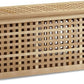 Bench with Storage, Acacia Laundry Hamper with Seat, Storage Benches with Seating for Entryway, Living Room, Bedroom, Bathroom (15.7x38.6x17.7in)