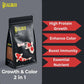 Koi Fish Food [4.4 lb] Growth and Color Enhancer - High Protein Floating Pellets for Koi and Goldfish, Pond Fish Food with Spirulina and Astaxanthin Small Pellet