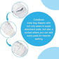CuteBone Dog Belly Bands for Male Dogs Wraps Washable Doggie Diapers DM06L