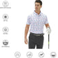 DEOLAX Mens Polo Shirts Fashion Print Mens Golf Shirt Dry Fit Mens Golf Polo Short Sleeve Quick Dry Funny Golf Shirt for Men