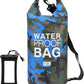 Waterproof Dry Bag 2L/5L/10L/15L/20L/30L, Roll Top Sack Keeps Gear Dry for Kayaking, Rafting, Boating, Swimming, Camping, Hiking, Beach, Fishing with Free Waterproof Phone Case