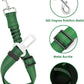 Lukovee Dog Seat Belt - Adjustable Dog Car Harness for Large, Medium & Small Dogs, Soft Padded & Breathable Mesh Dog Seatbelt with Vehicle Connector Strap (Green, Small)
