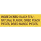 Lipton Black Tea Peach Mango, Pyramid Tea Bags, Flavored Teabags for a Refreshing Cup of Tea, 80 Total Tea Bags (20ct - Pack of 4)