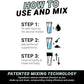 HELIMIX 1.5 Vortex Blender Shaker Bottle Holds Upto 20oz | No Blending Ball or Whisk | USA Made | Portable Pre Workout Whey Protein Drink Shaker Cup | Mixes Cocktails Smoothies Shakes | Top Rack Safe
