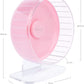 Niteangel Super-Silent Hamster Exercise Wheels: - Quiet Spinner Hamster Running Wheels with Adjustable Stand for Hamsters Gerbils Mice Or Other Small Animals (M, Pink)
