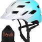Kids Bike Helmet,Bavilk Kids Boys Girls Bike Helmets with LED Light Detachable Visor Children Youth Teen Multi-Sport for Skating Cycling Scooter Skateboard Adjustable & Lightweight 19.7"-22.4"