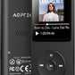 AGPTEK A02 MP3 Player with Bluetooth 5.3, 1.8 inch Screen Portable Music Player with Speaker, FM Radio, Voice Recorder, Supports Expanded Up to 128GB(Black, 32GB)