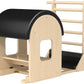 Pilates Barrel, Pilates Spine Corrector is Designed for People who Work in Offices, Pilates Arc Corrects Posture, Relaxes,Stretches to Make The Spine Soft and Supple- Sturdy Solid-3h09n1