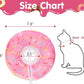 BINGPET Soft Donut Cat & Small Dog Recovery Collar, Adjustable Protective Pet Cone After Surgery