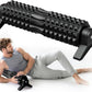 RUNWE Foam Roller with Stand - Roller Foam for Back Pain, 21 inch Trigger Point Deep Tissue Massage, Medium Density Grid Bracket Foam Rollers, Myofascial Release, Relieves Leg Muscle Pain