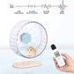 Bucatstate Super Silent Hamster Wheel Hamster Accessories Hamster Running Toys Small Animals Exercise Wheels Transparent 10.2 Inches