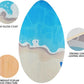 seething 35 Inch Skimboard with High Gloss Coat Wood Skim Board for Beginners,Kids, Teenagers, Adults and All Skimming