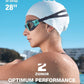 ZIONOR Swim Goggles, G1 MAX Polarized Anti-Fog Swimming Goggles for Men Women