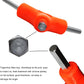 3-Way Bike Hex Wrench Set, Y Allen Wrench All-In-One Multifunctional Biking Maintenance Tool Cycling Torque Spanner Internal Hex Key Repair Tool for Mountain Bicycle, 3Pcs(2.5, 3, 4, 5, 6, 8mm)