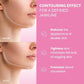 PLANTIFIQUE Chin Strap for Face Contouring - Reusable V Line Ice Silk Fabric Mask - Double Chin Shaping, Adjustable, Breathable Fabric - Jawline Shaper for Women & Men - Pink