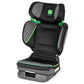 Peg Perego Viaggio Flex 120 Booster, 4D Total Adjust for Safety & Comfort, No Armrests, Compact Fold for Travel, 40-120 lbs, Made in Italy, John Deere (Black/Green)