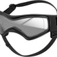 QUMY Dog Goggles UV Protection for Small to Medium Breed, Dog Sunglasses Windproof Anti-Fog Dustproof Snowproof, Puppy Glasses for Outdoor Riding Driving with Comfortable Frame Adjustable Straps